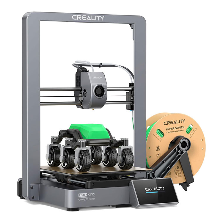 Creality Ender 3 V3 Super 3D Printer 600mms худшиносии интеллектуалӣ